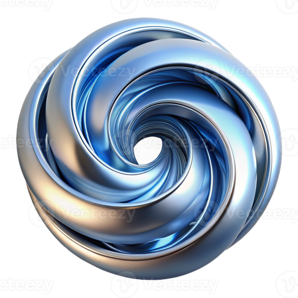 extraordinary classic A swirling vortex of liquid metal, in shades of silver and chrome, illuminated by a cool, blue light, futuristic style, exclusive png