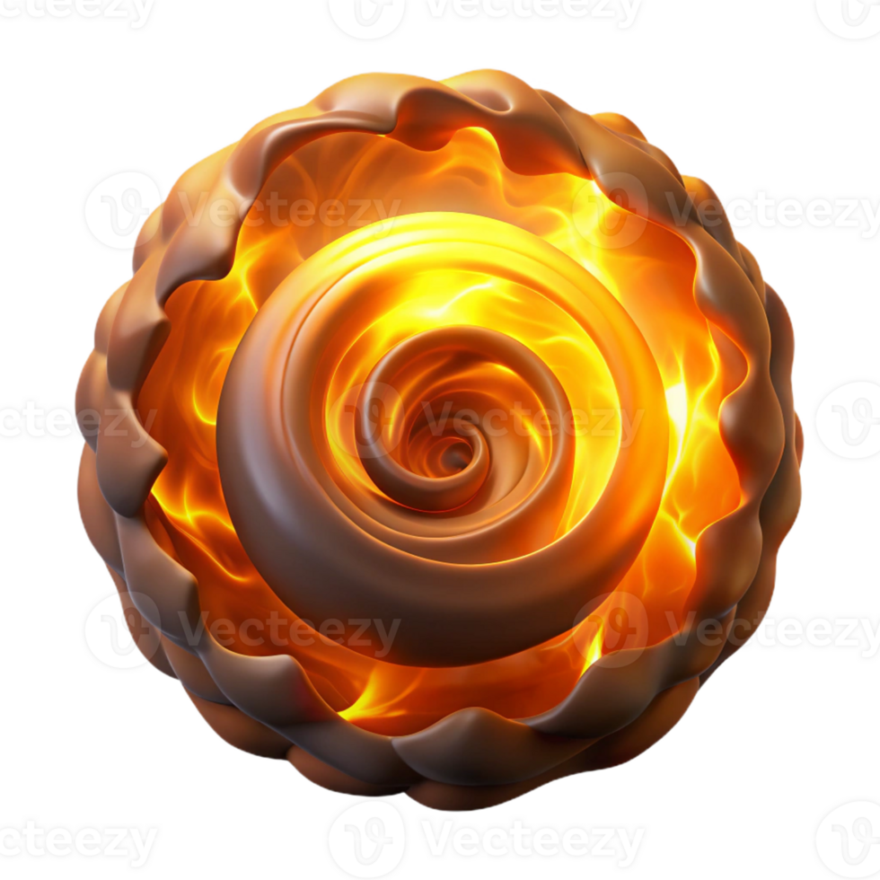 impressive creative A swirling vortex of smoke and fire, illuminated by a fiery, orange light, apocalyptic style, high resolution png