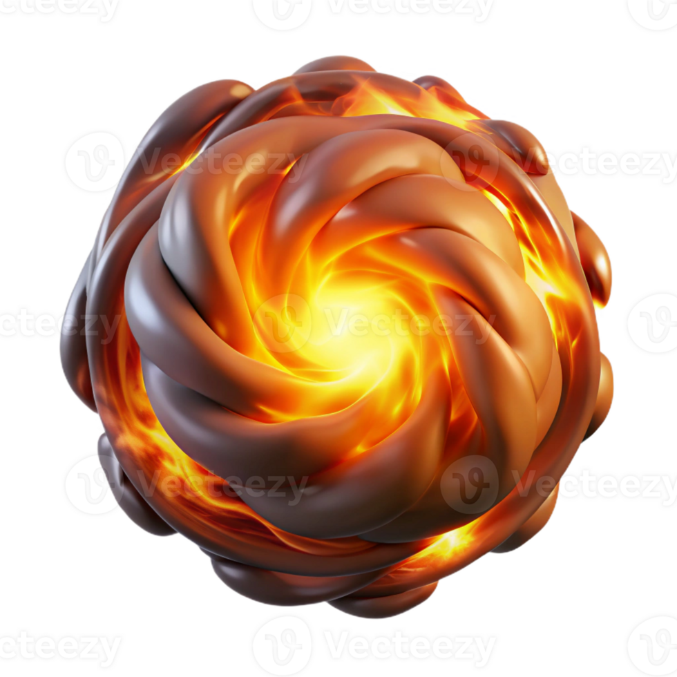 serene minimalist A swirling vortex of smoke and fire, illuminated by a fiery, orange light, apocalyptic style, exclusive png