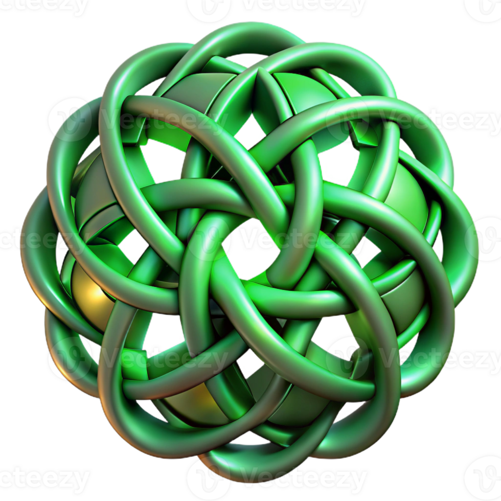wonderful vintage An intricate pattern of interwoven Celtic knots, glowing with an otherworldly green light, under a dramatic chiaroscuro lighting exclusive png