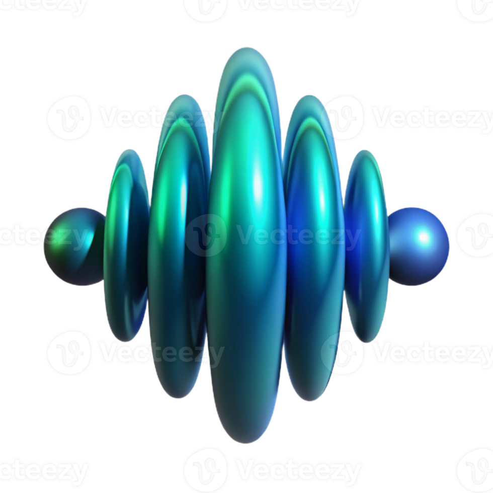 wonderful traditional An abstract representation of a sound wave, visualized as a pulsating orb of light, in shades of blue and green, under a dark, moody lighting exclusive png