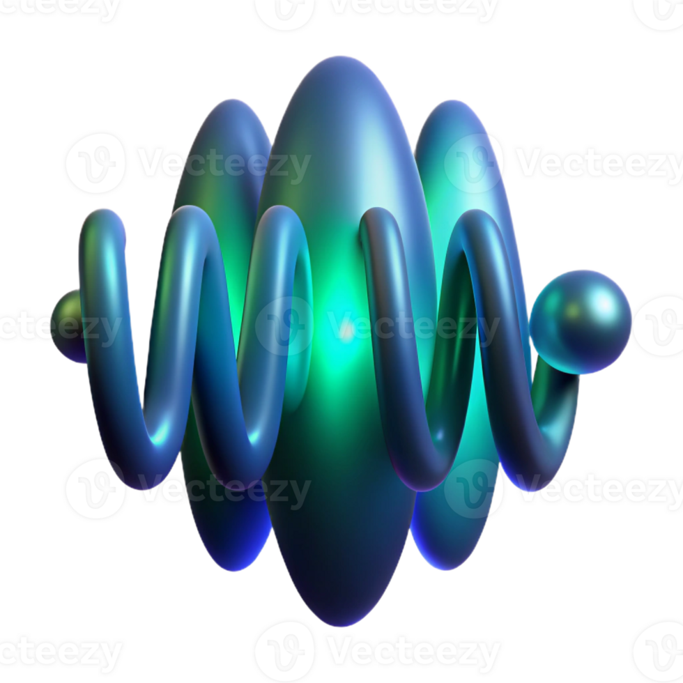 extraordinary rustic An abstract representation of a sound wave, visualized as a pulsating orb of light, in shades of blue and green, under a dark, moody lighting exclusive png