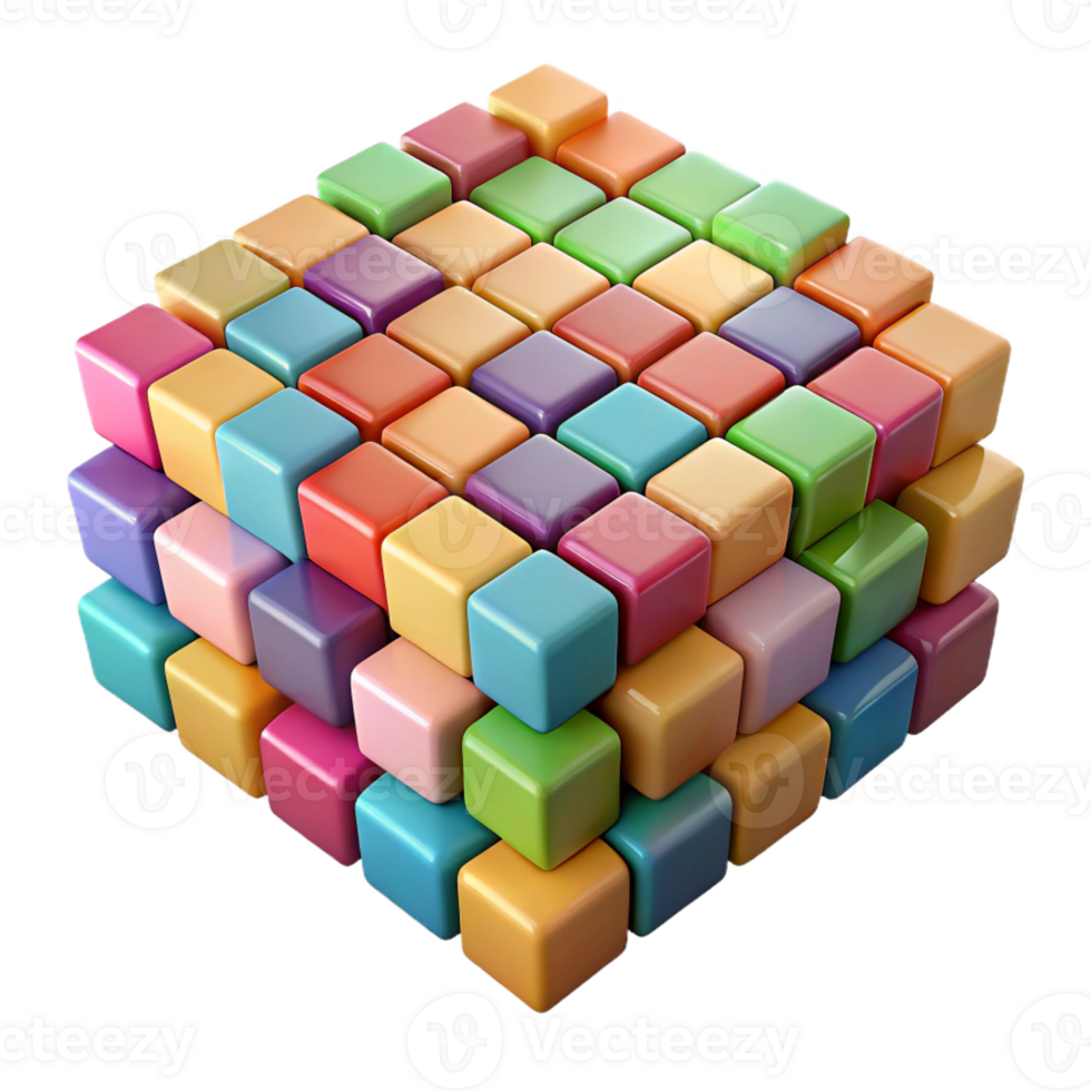 elegant traditional A field of randomly generated, pixelated squares, forming a colorful mosaic, digital art authentic png