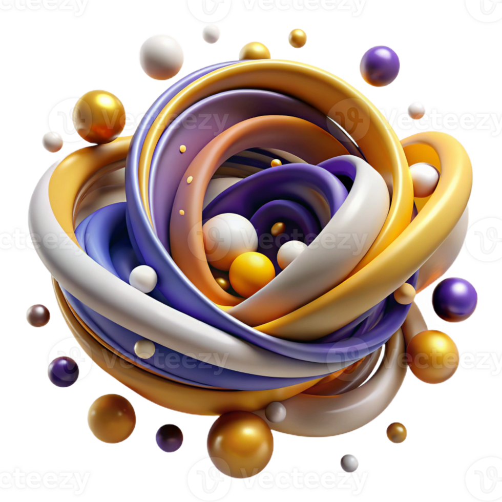 extraordinary contemporary A dynamic composition of swirling lines and dots, creating a sense of chaos and energy, abstract expressionism exclusive png