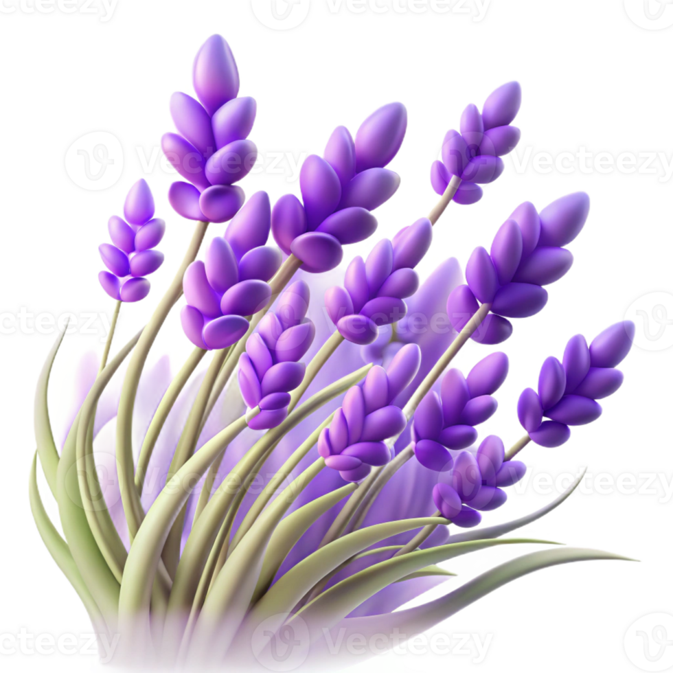 extraordinary modern A field of lavender flowers swaying in the wind, soft purple hues, impressionistic style original png