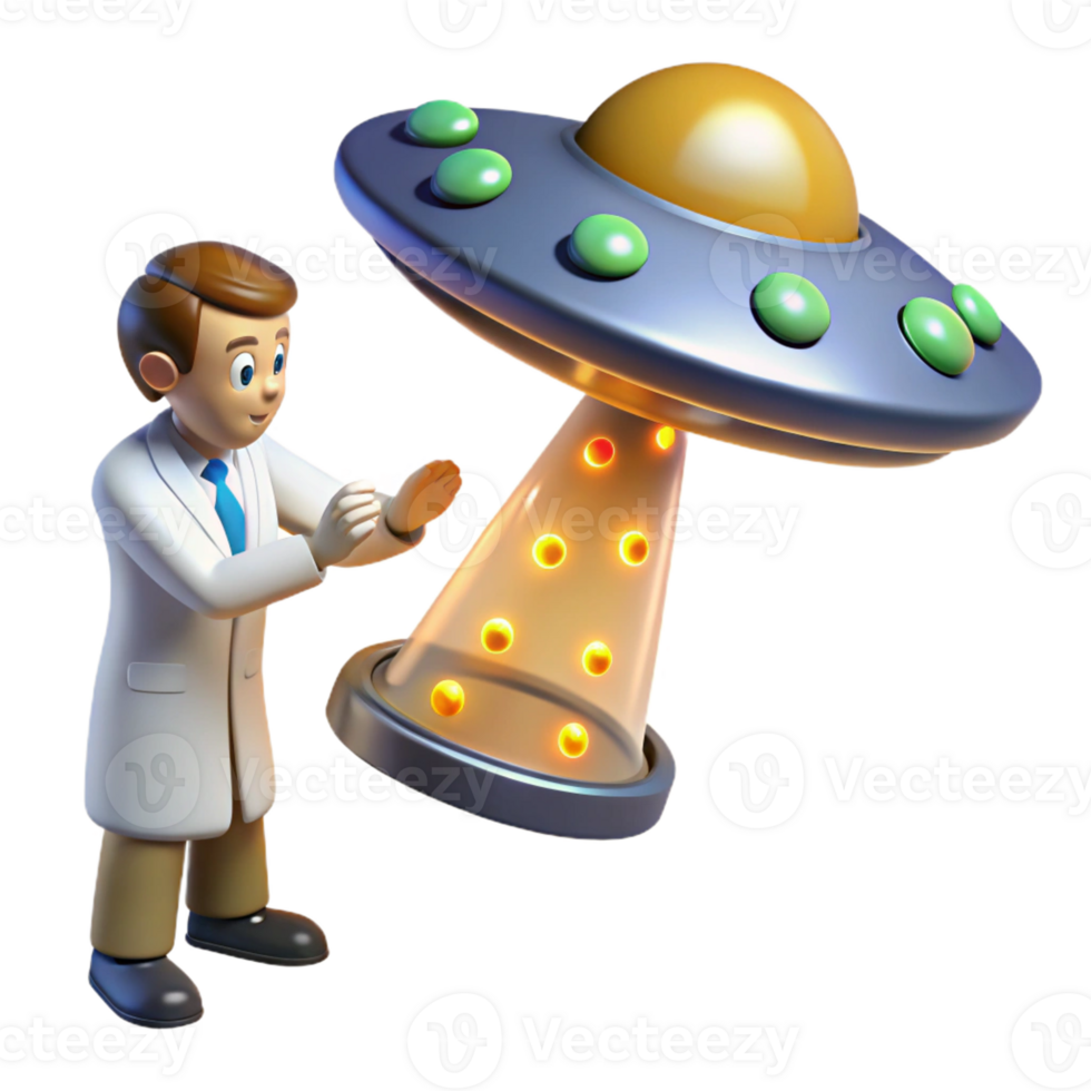 vibrant minimalist A scientist examining a strange, alien artifact, its surface covered in glowing symbols, illuminated by a single, focused beam of light premium png