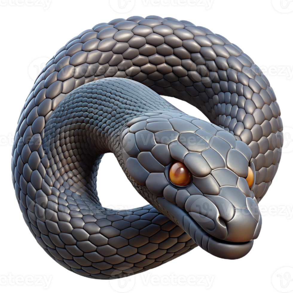 beautiful modern A slithering snake with intricate scales, close-up view, dark and moody lighting, macro photography authentic png