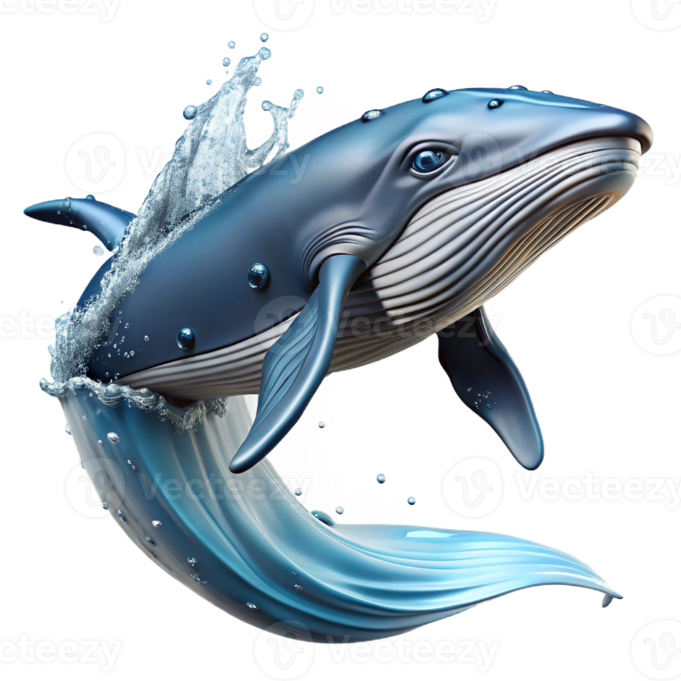 magnificent vintage A majestic humpback whale breaching the surface of the ocean, dramatic splashing water, dynamic photography style genuine png