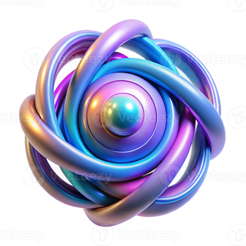 elegant contemporary A quantum computer core pulsating with energy, swirling colors and light patterns, abstract and dynamic style original png