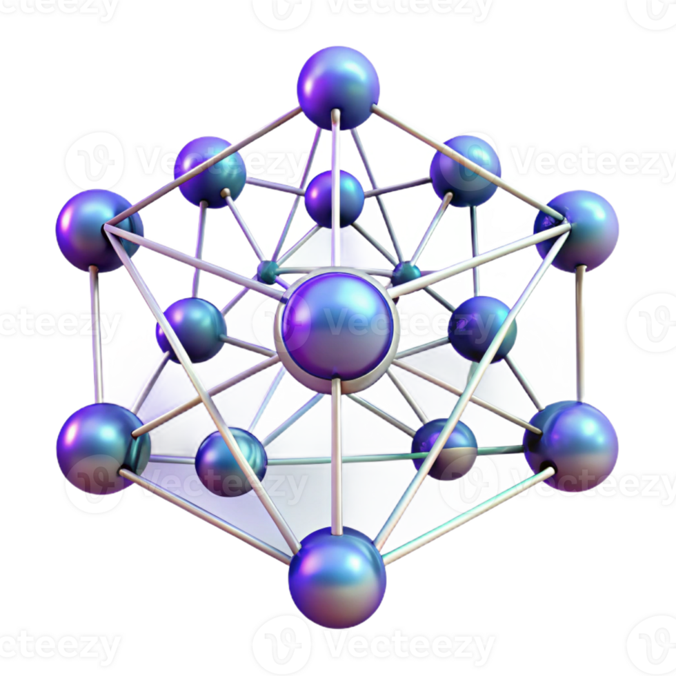 dramatic contemporary A network of interconnected nodes and lines, glowing with data streams, complex and futuristic network visualization style authentic png