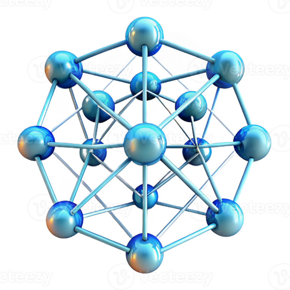 vibrant modern A network of interconnected nodes and lines, glowing with data streams, complex and futuristic network visualization style genuine png