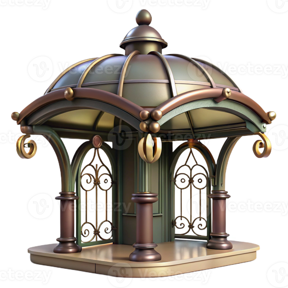 serene vintage Art Nouveau metro station, ornate ironwork, soft diffused light, vintage style professional png