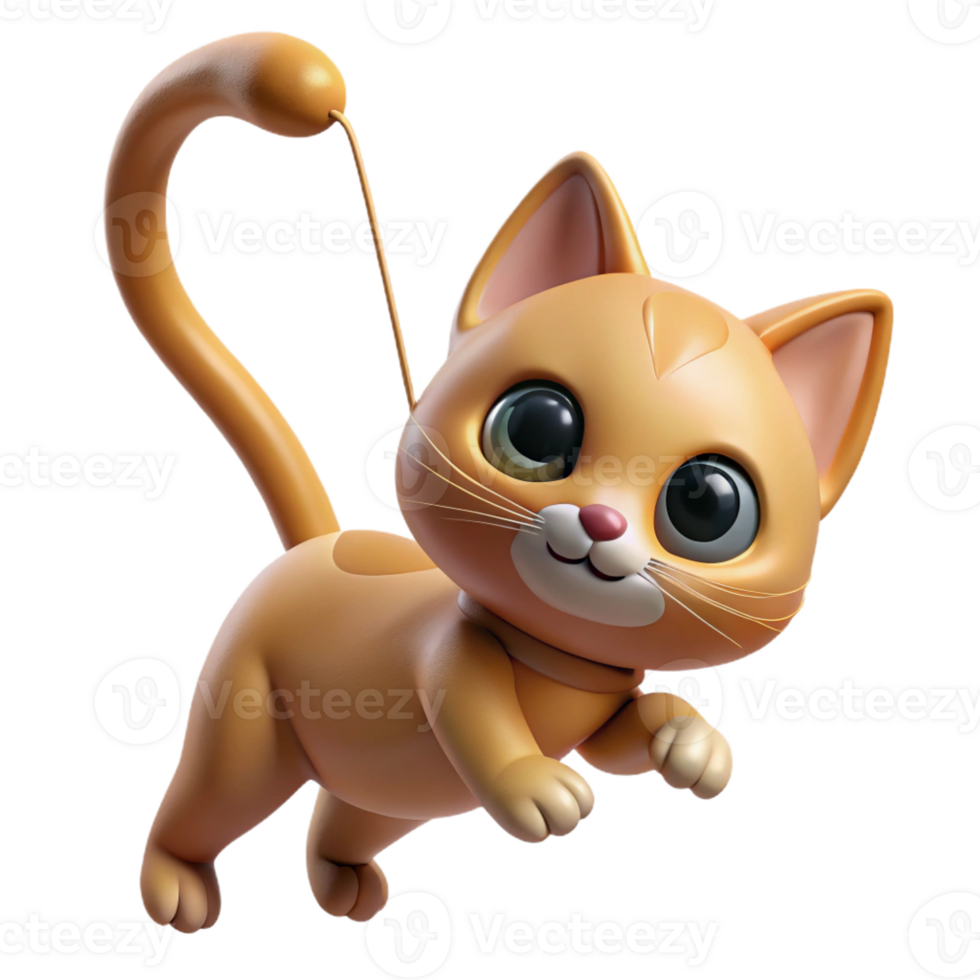 wonderful traditional A playful kitten batting at a dangling string, captured in a close-up shot with soft, natural lighting and shallow depth of field authentic png