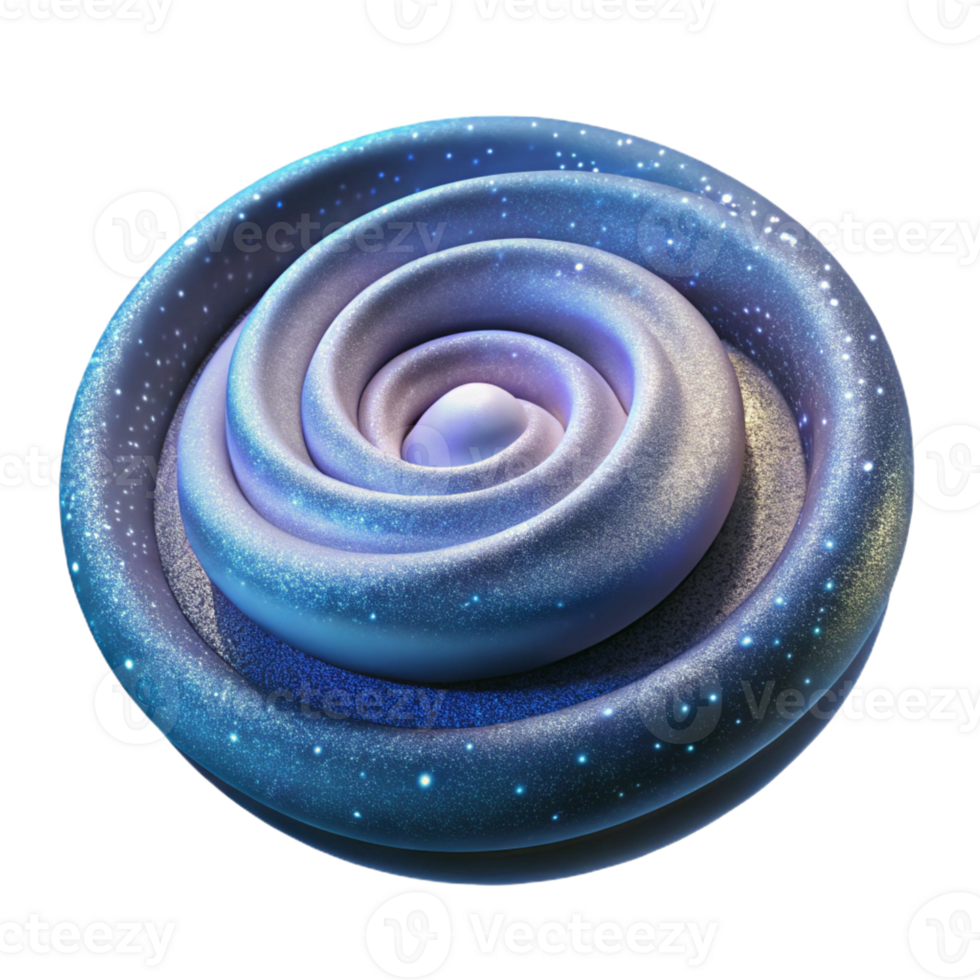 stunning rustic A field of softly glowing particles forming a spiral galaxy, dimly lit, cosmic style authentic png