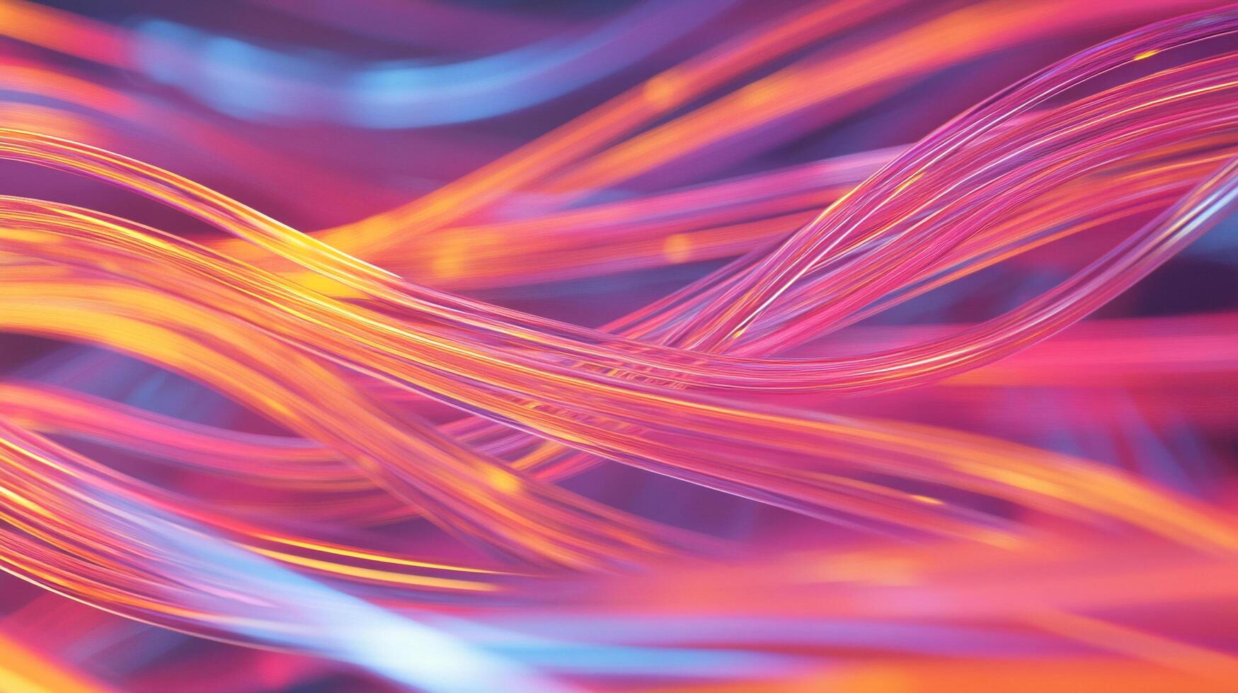 Abstract lines flow in vibrant colors. Light and color interact to create a dynamic sense of movement and visual intrigue. photo