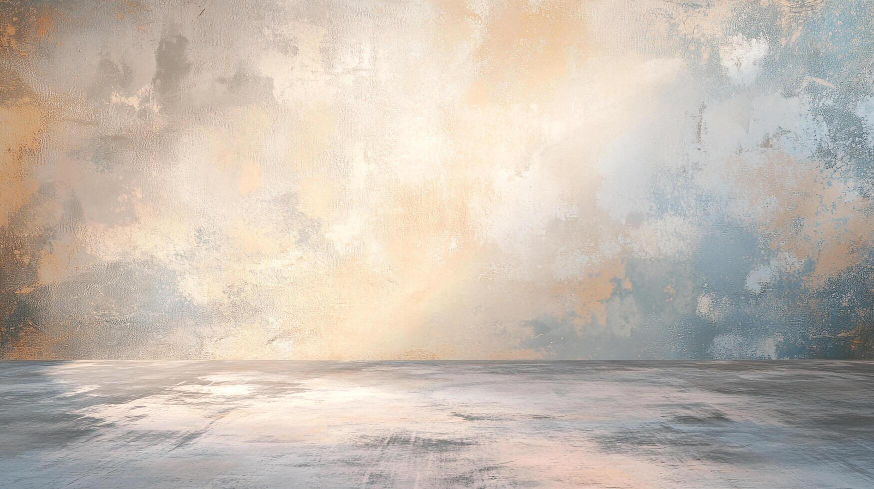 A textured surface with a weathered, vintage look, showing a blend of colors and a subtle gradient from light to dark. photo