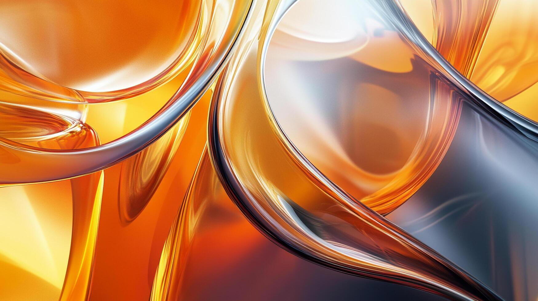 Abstract design with flowing shapes, gradient colors, and a dynamic interplay of light and shadow creates a captivating visual experience. photo