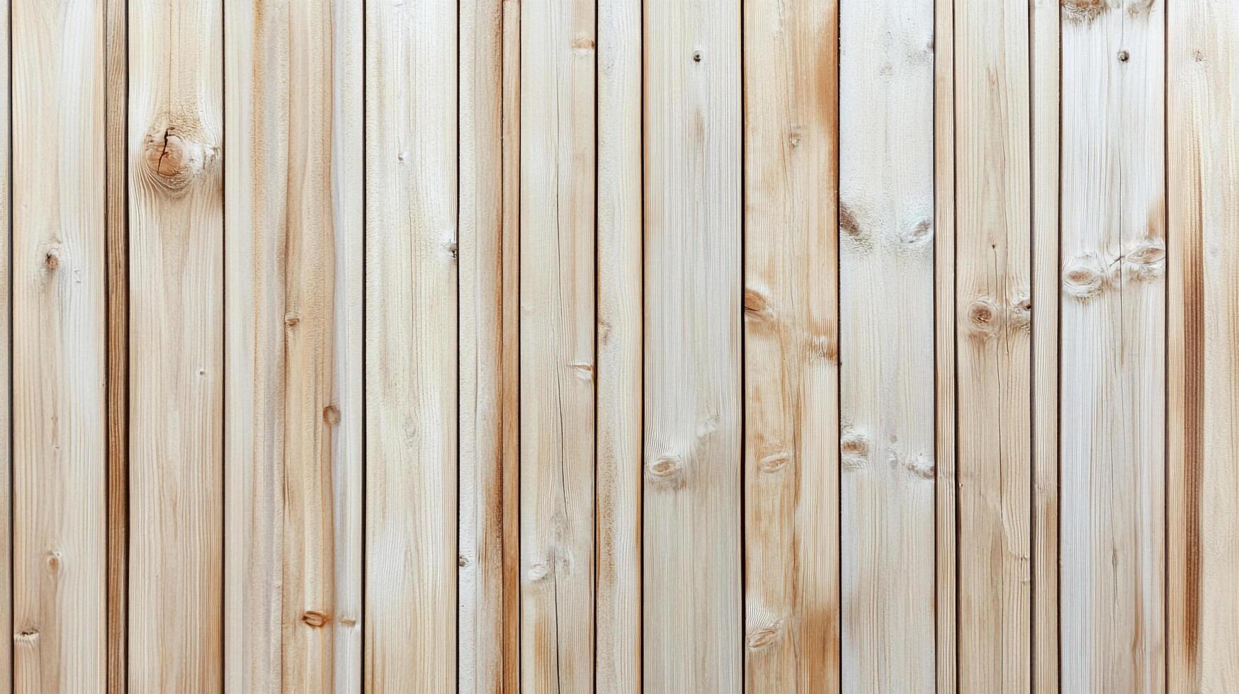 Light-colored wood planks form a textured surface, perfect for backgrounds or rustic designs. The grain adds subtle depth and visual appeal. photo
