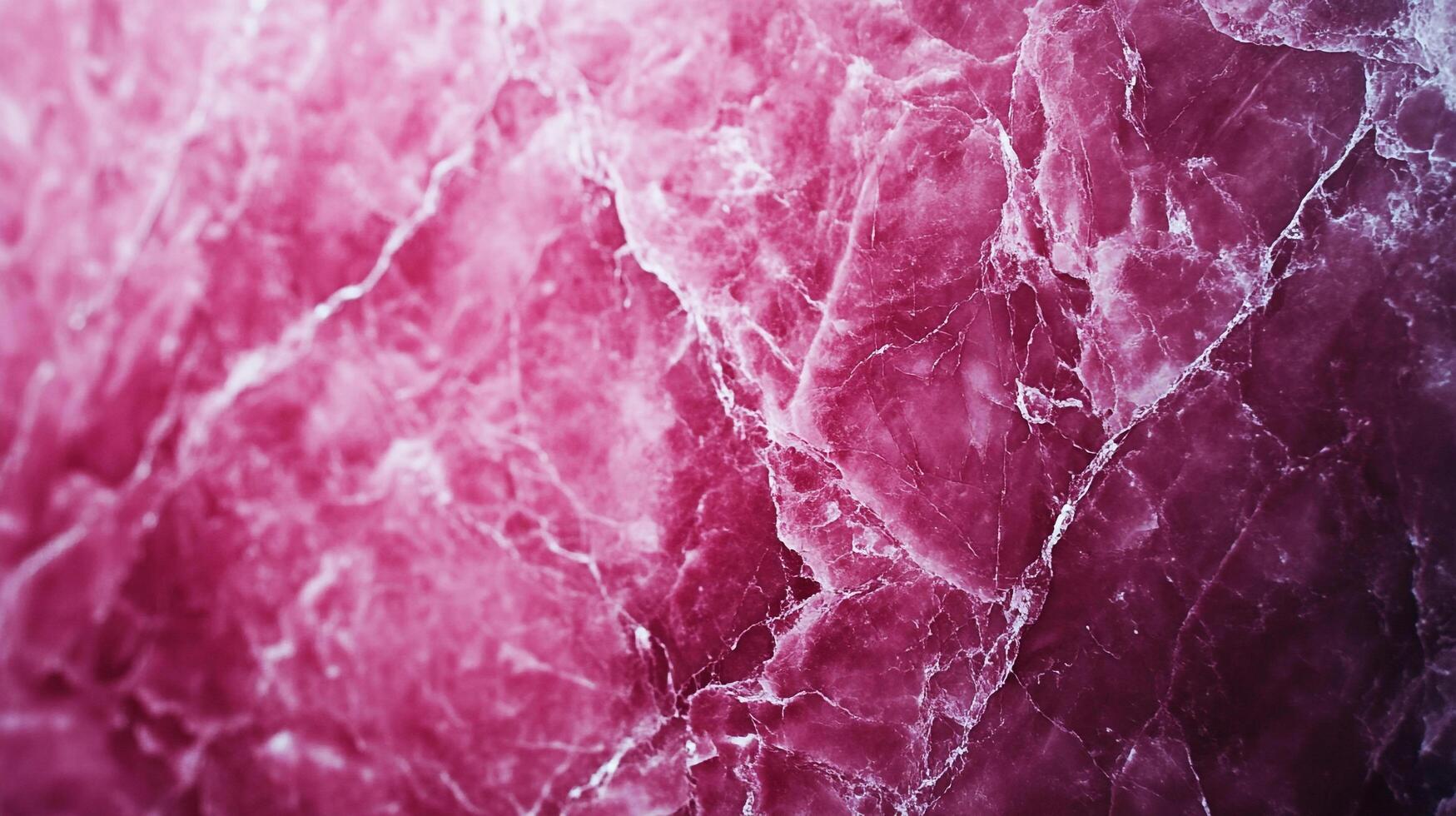 Pink marble texture with intricate veining creates a visually captivating surface, blending shades of pink and white in a natural design. photo