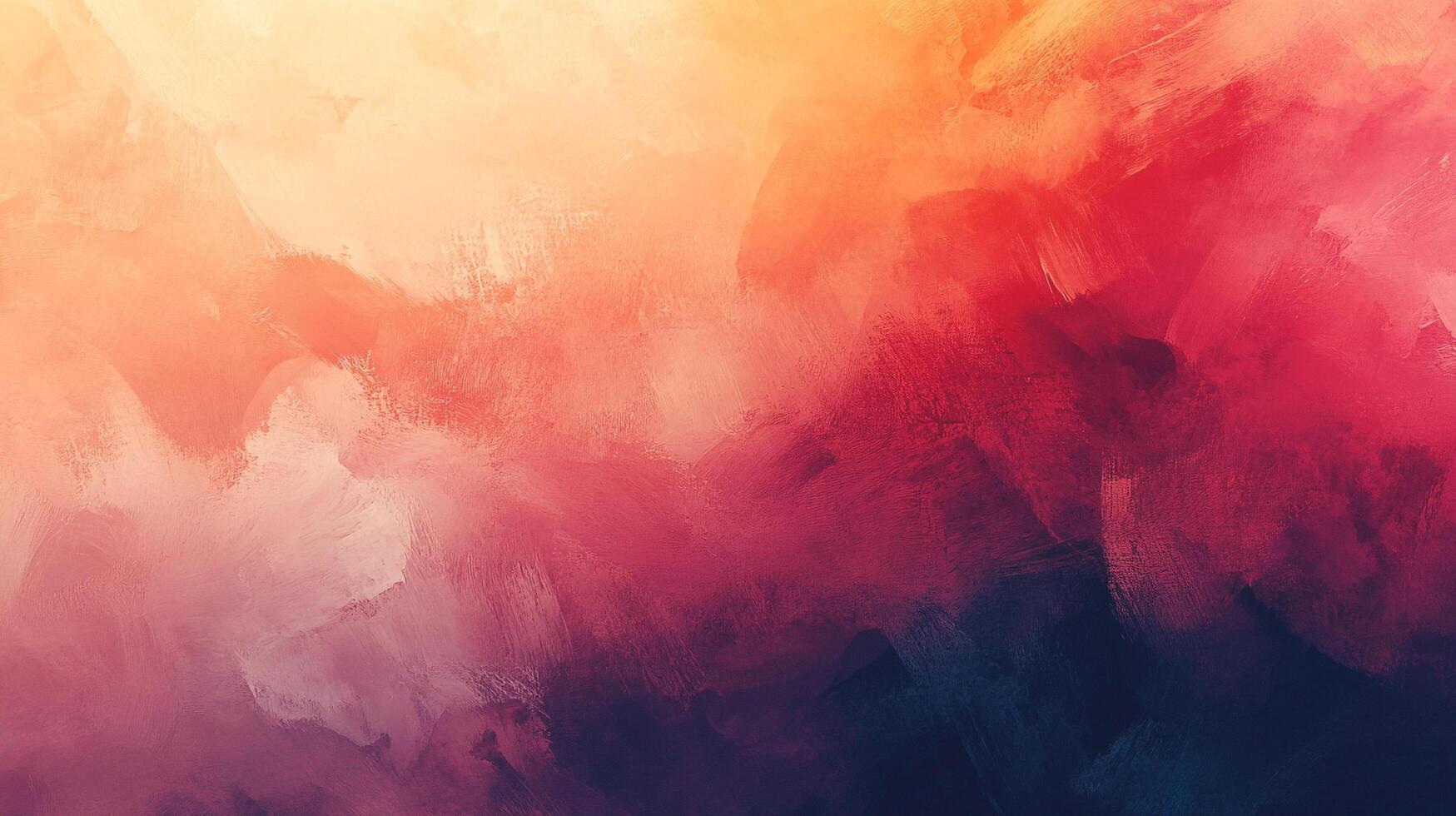 An abstract image featuring blended hues of orange, pink, and purple, creating a soft, dreamy aesthetic. Blended paint texture. photo