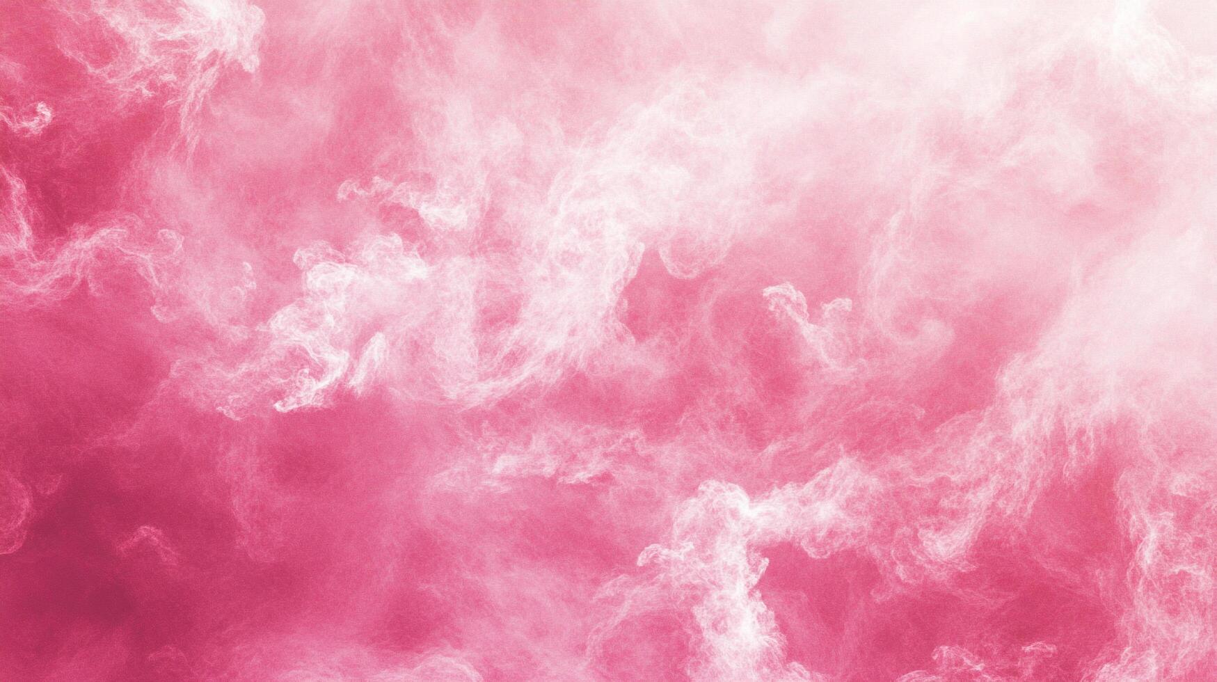 Abstract dreamy pink and white wispy clouds resembling smoke, creating a sense of softness, elegance, and ethereal beauty in the composition. photo