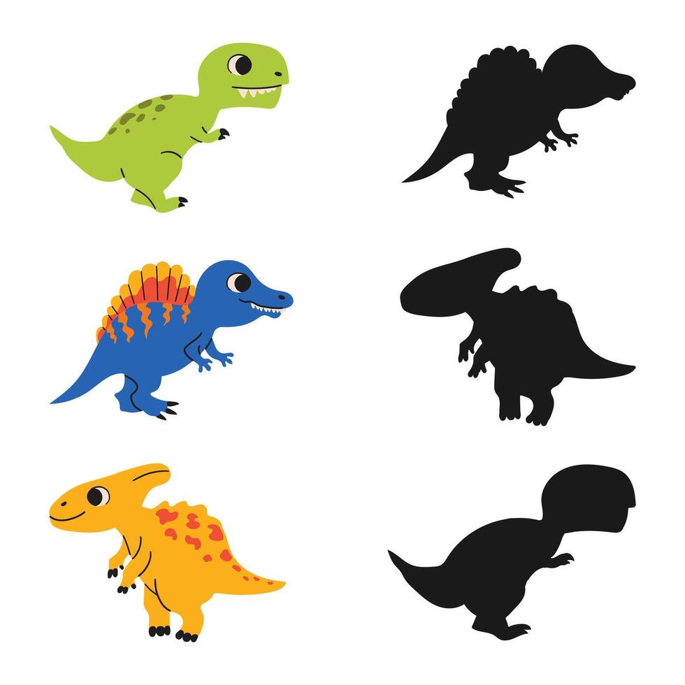 find correct shadow shape. Children education puzzle matching game. Search right silhouette. Kid logical task. hand drawn illustration vector