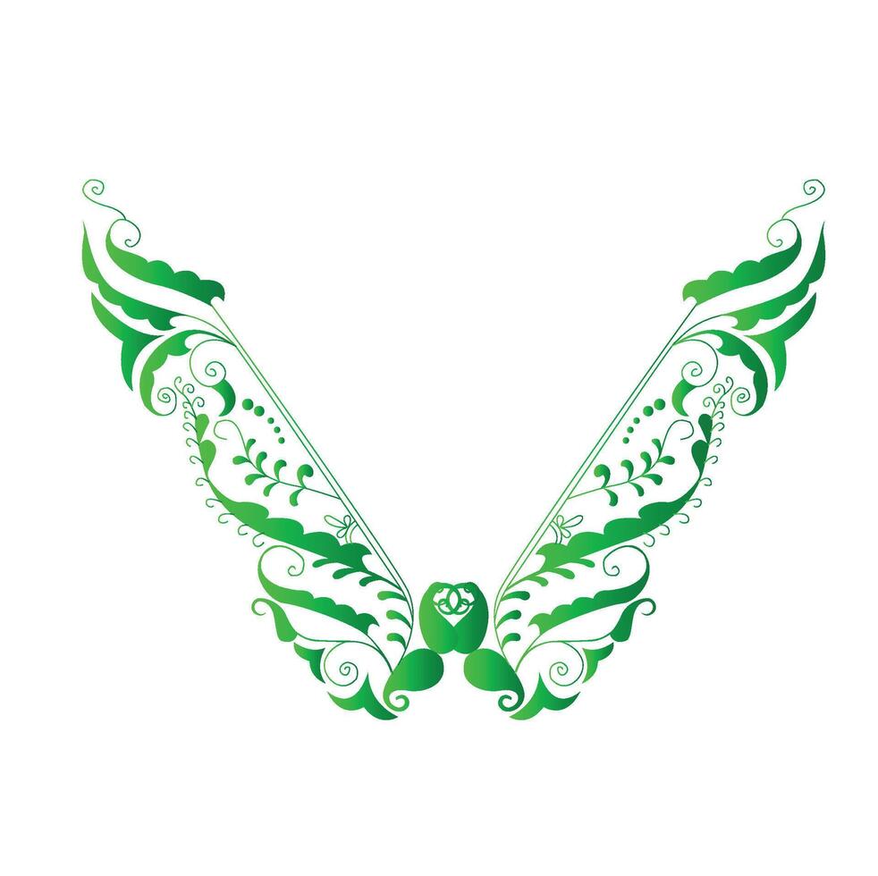 creative decorative border abstract green illustration vector