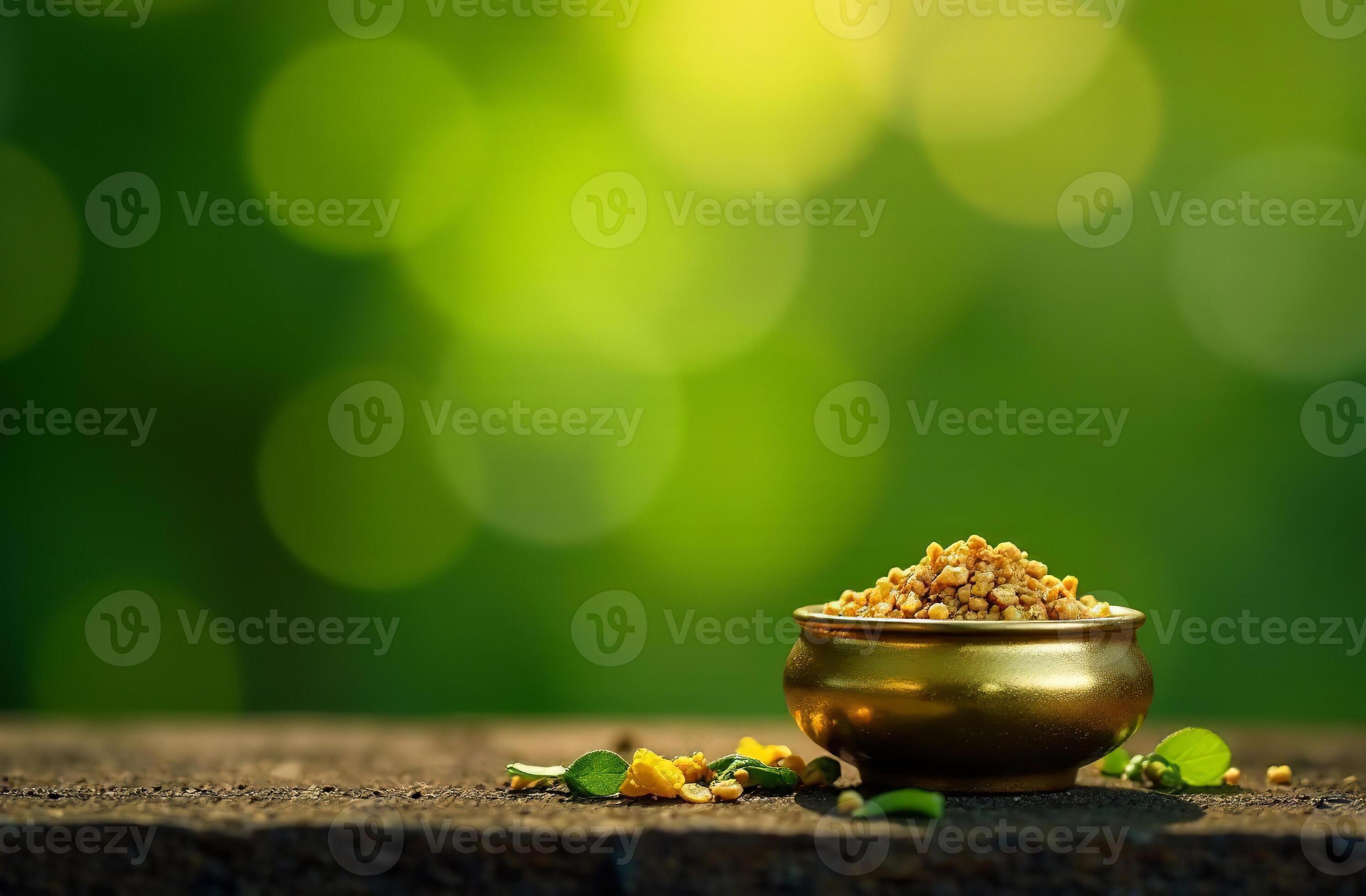 st patricks day background pot of gold