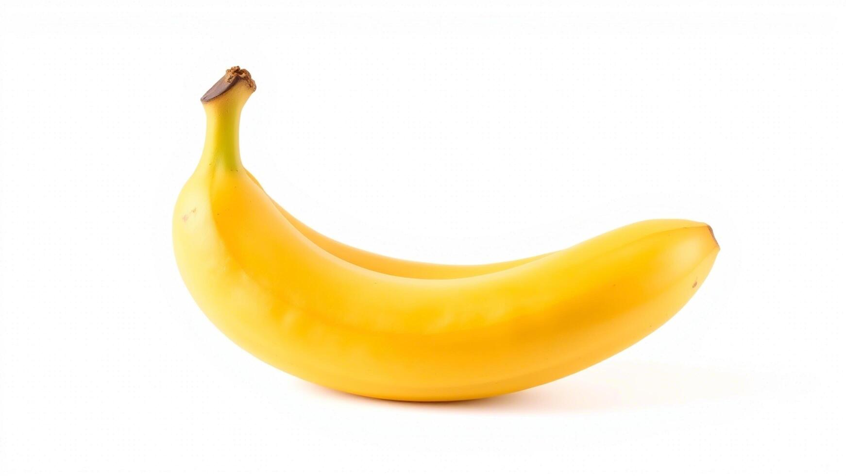 Simple Banana Image on Studio Background photo