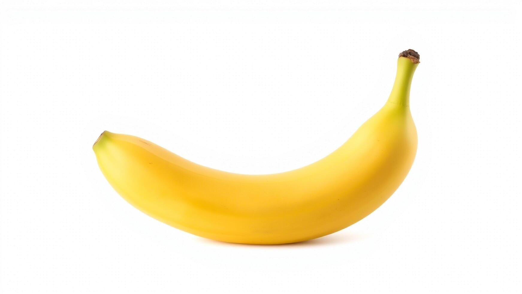 Portrait of a Banana on Minimalistic Background photo