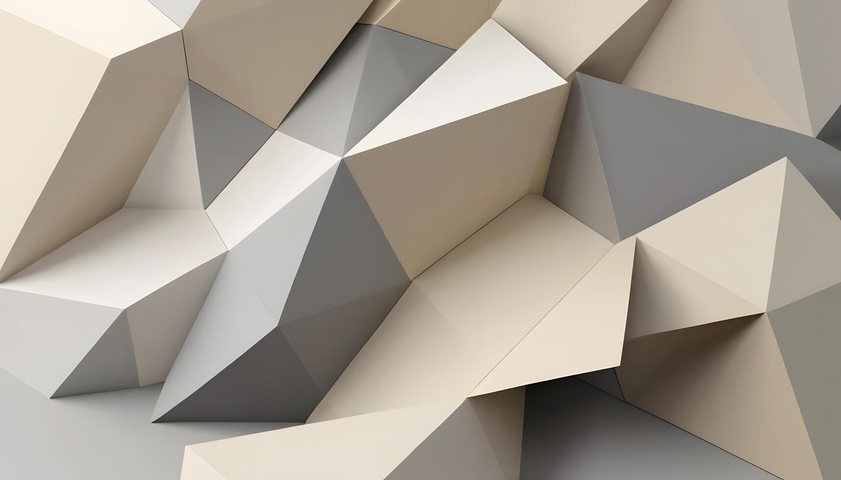 Abstract Geometric Background with Triangles in Neutral Colors for Modern Design photo