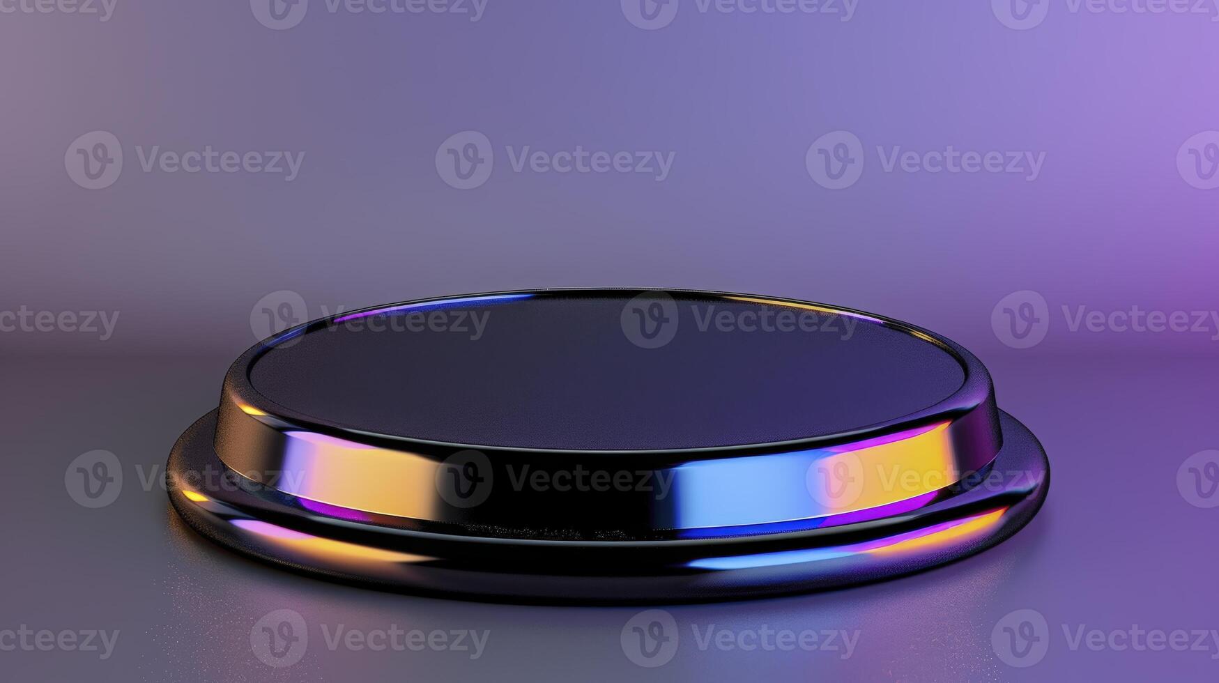 A black and shiny object on a table photo