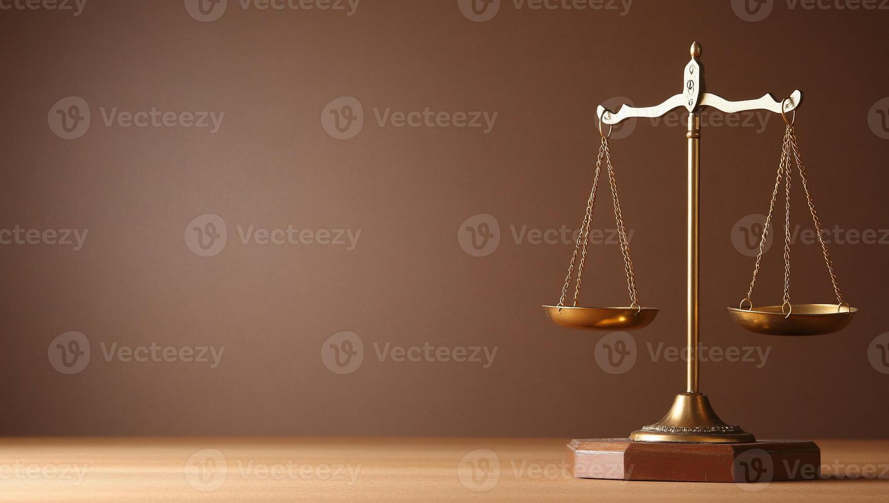 A balanced scale symbolizing justice and fairness. photo