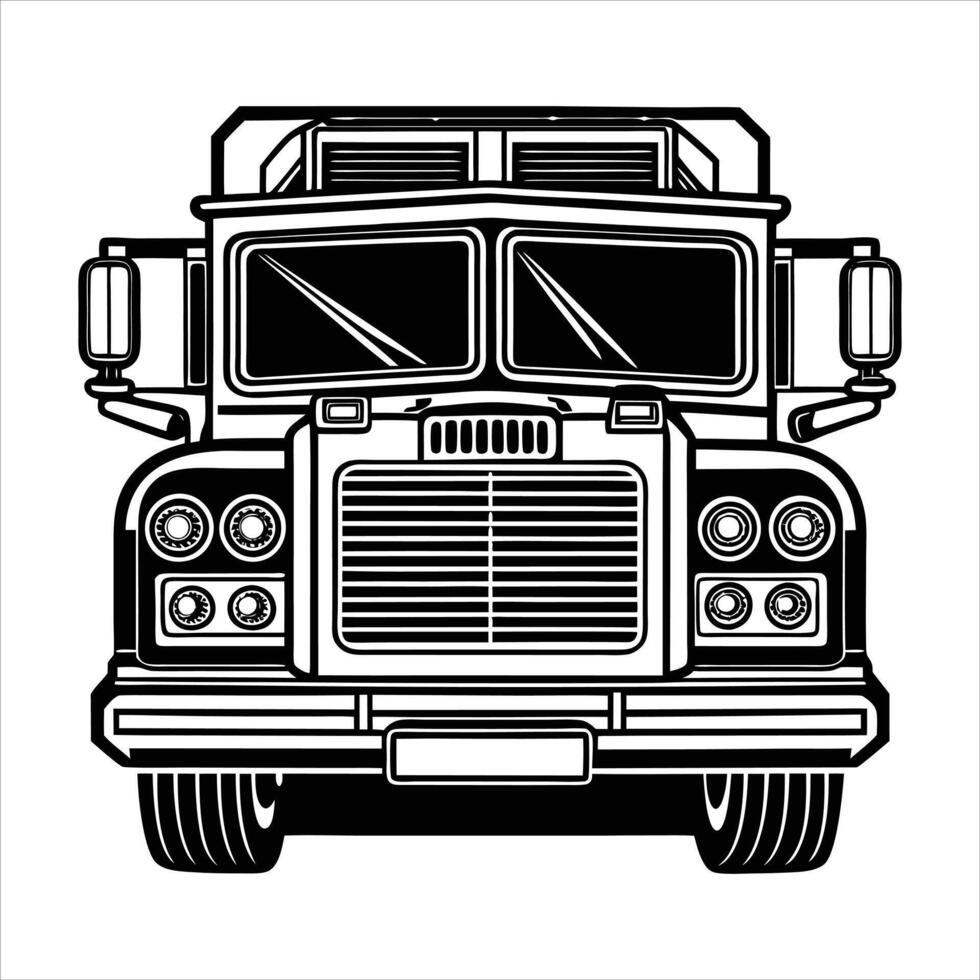 Fire truck Special Flat icon vector