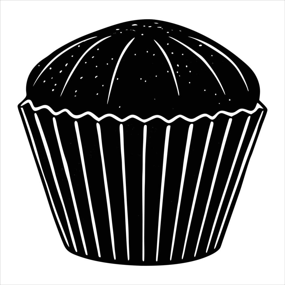 Cupcake, Minimalist and Simple vector
