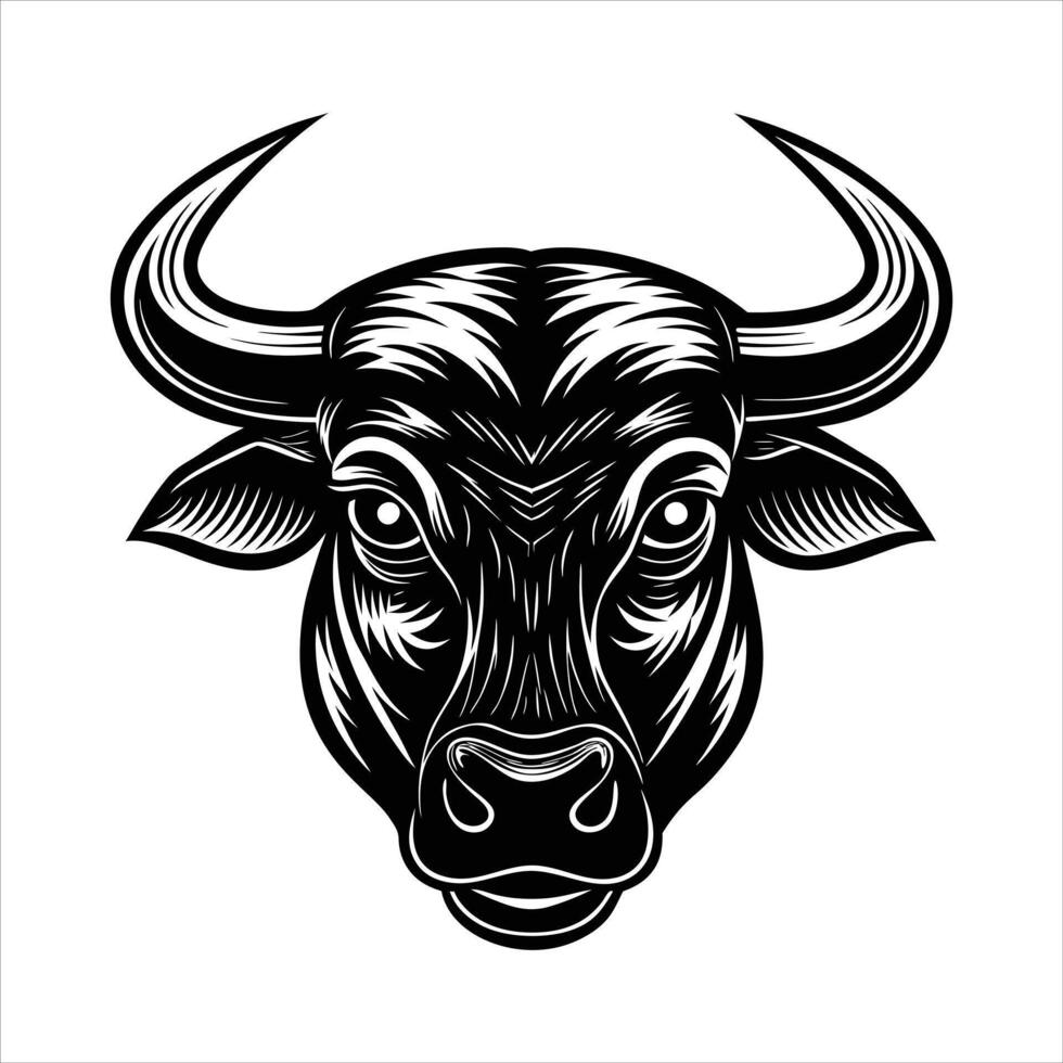Bull Head Icon vector
