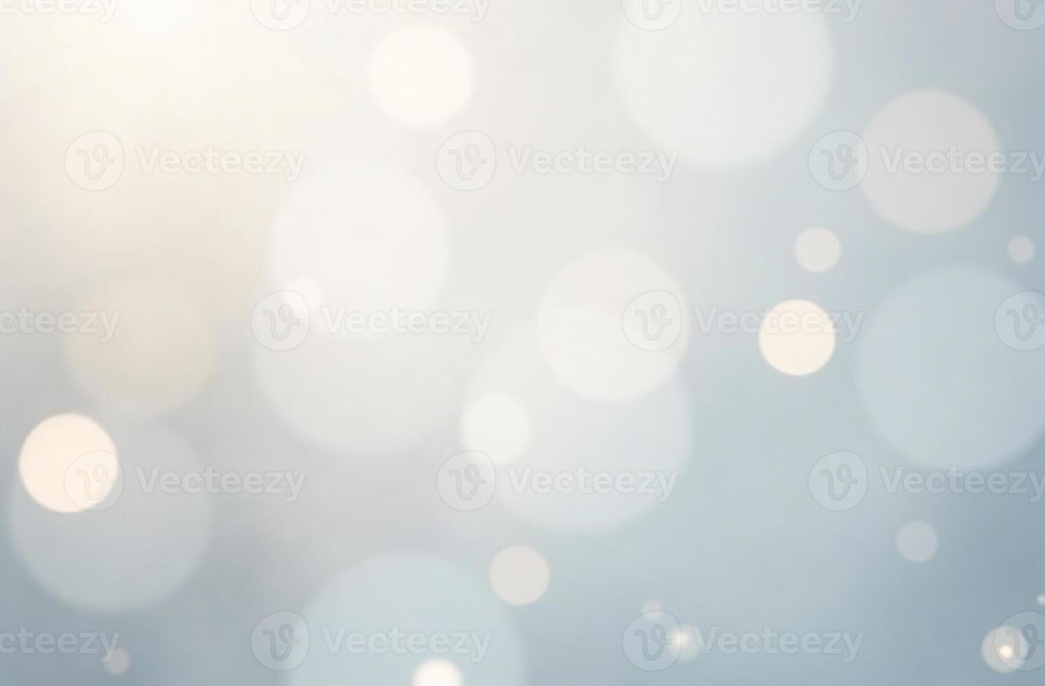 Abstract background round sparkling bokeh lights white background photo