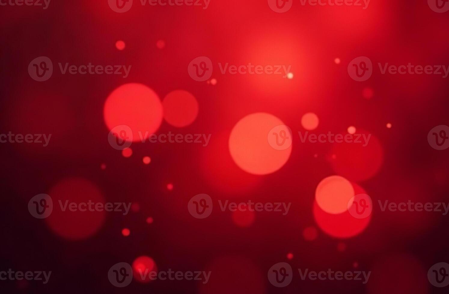 Abstract background round sparkling bokeh lights red background moves photo