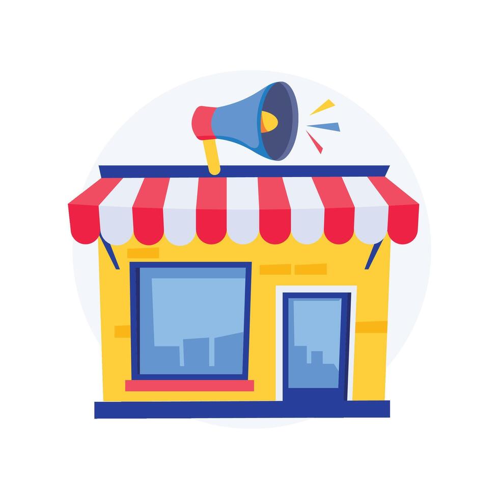 Grocery Store Promotions Concepts Style illustrations. EPS 10 File vector