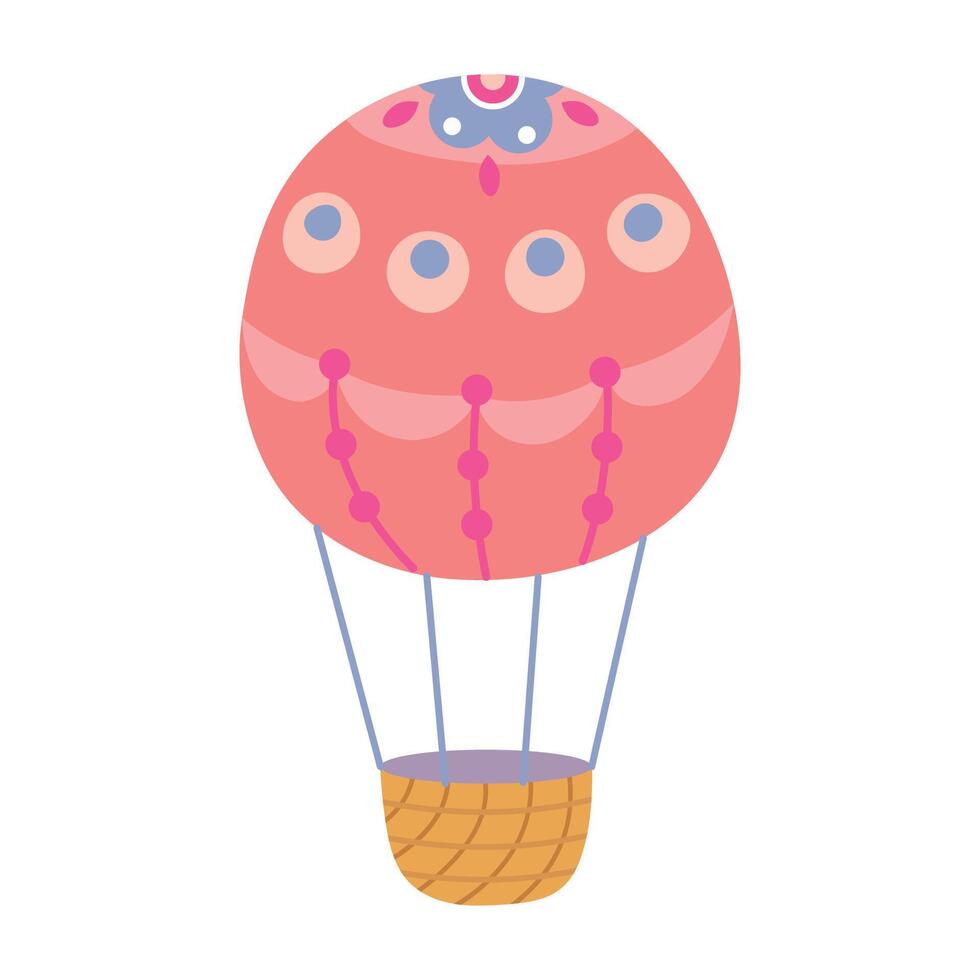 Cute Balloon on white isolated background vector
