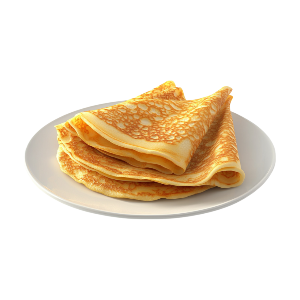 a stack of pancakes on a plate png