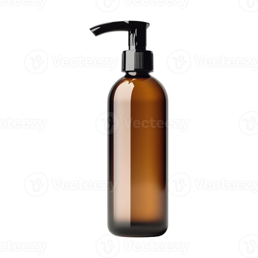 A bottle of liquid soap on a transparent background png