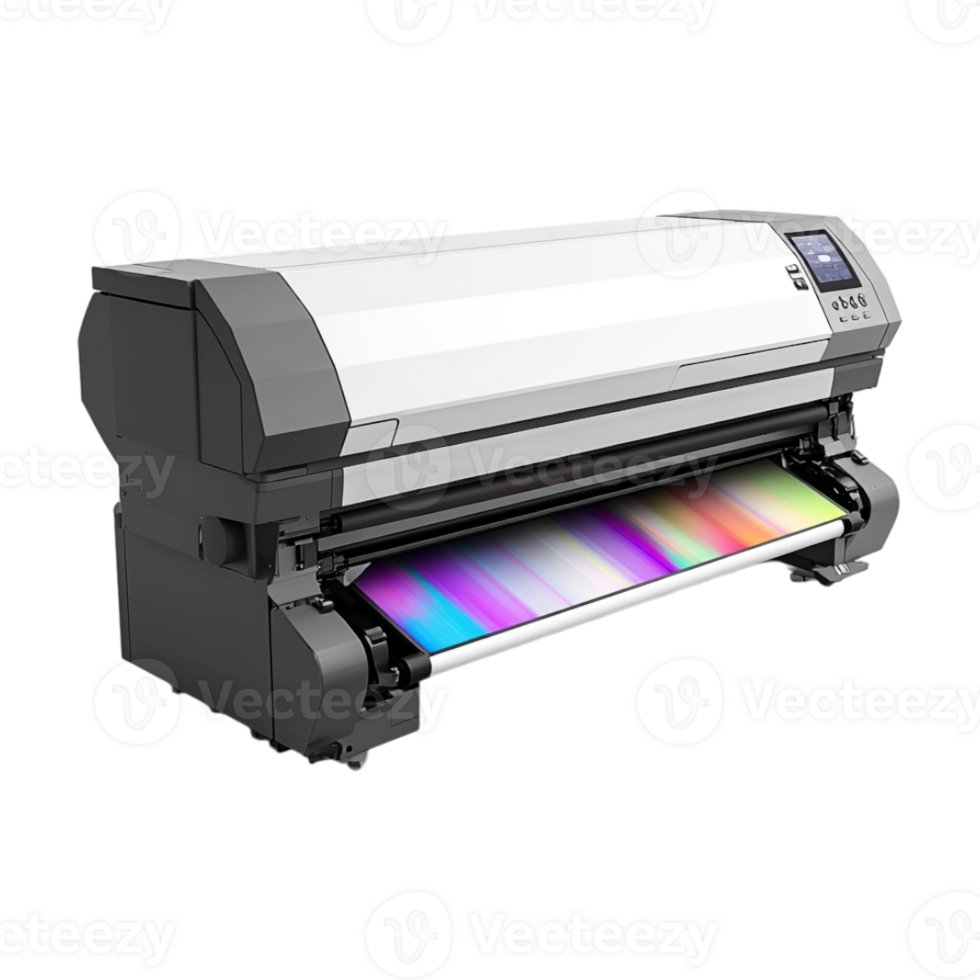 The digital printer is a large format printer png
