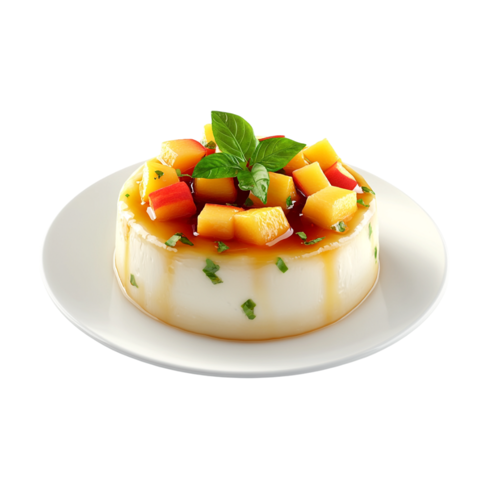 a dessert with fruit on top of it png