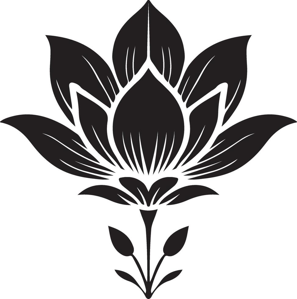 lotus flower on a white background vector
