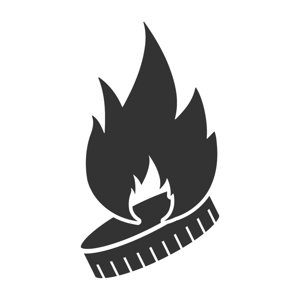 Fire Flame Icon Representing Danger or Emergency Situations png