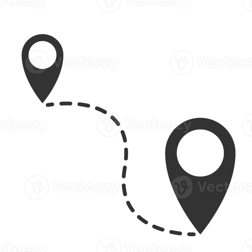Location Pin Icon for Mapping and Wayfinding png