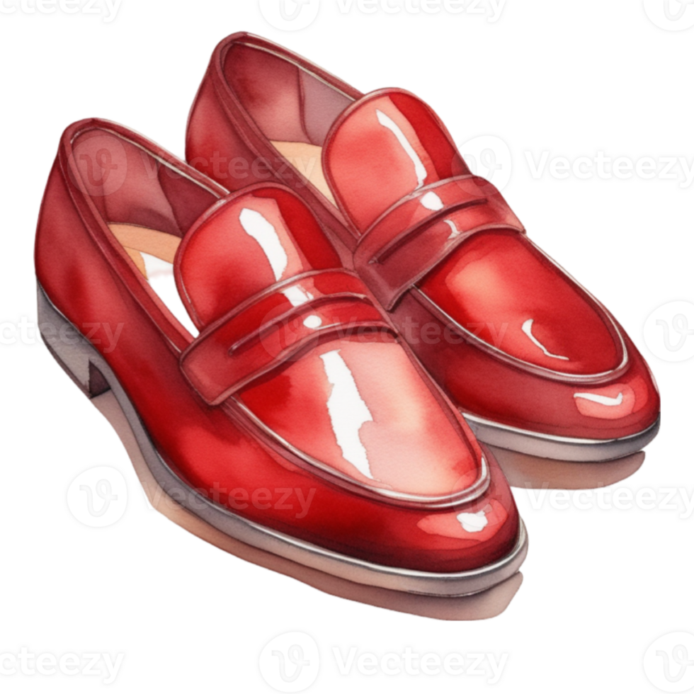 red shoes on transparent background png