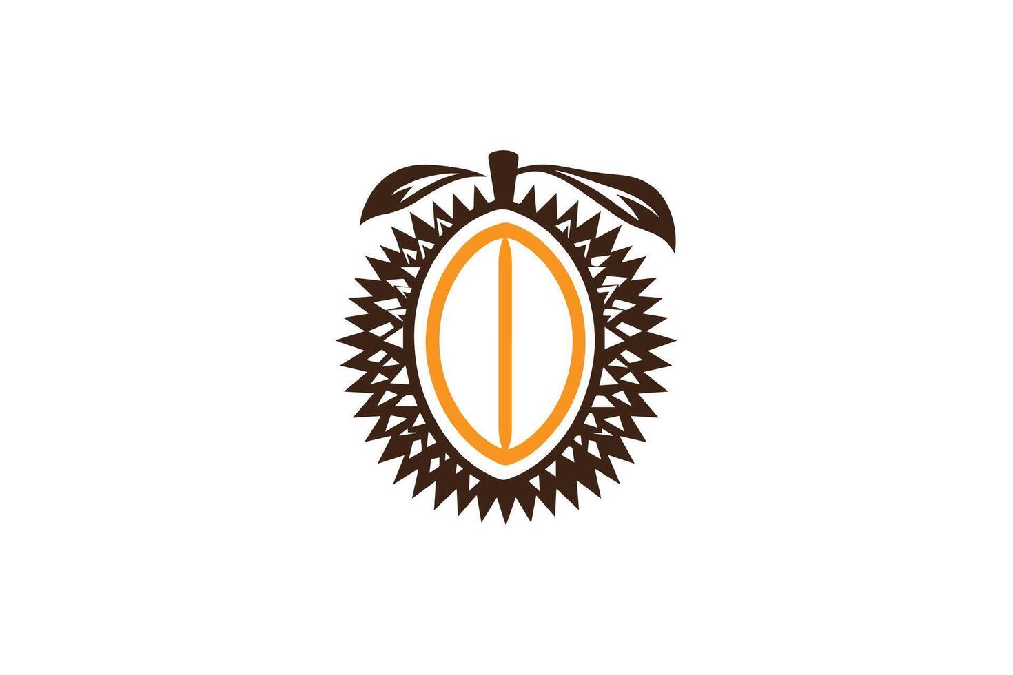 A durian fruit logo design vector