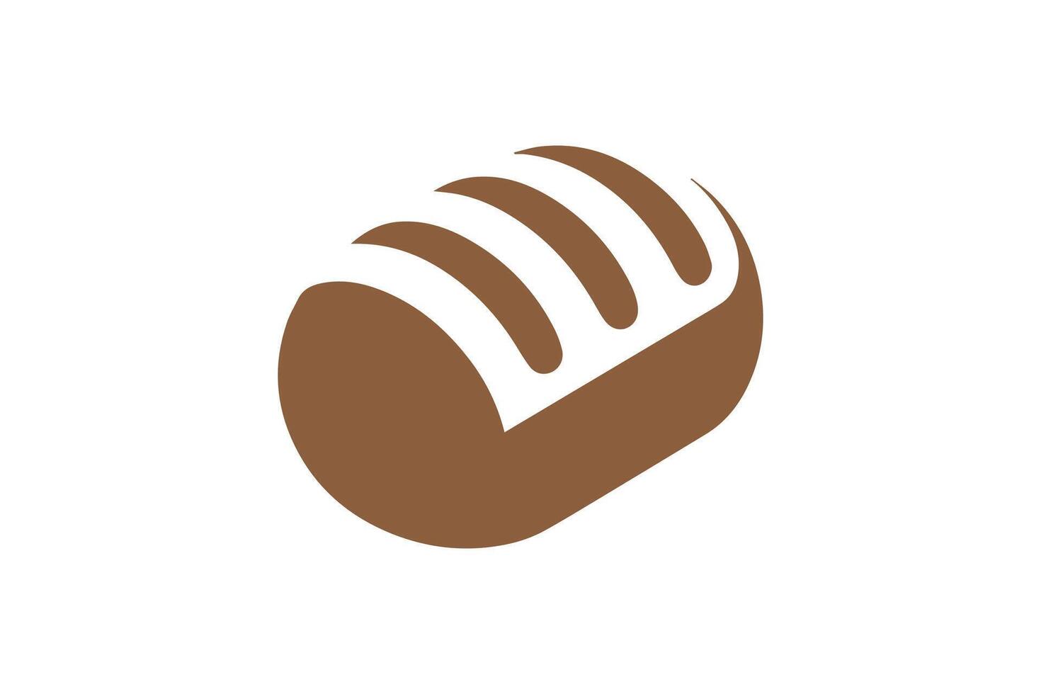 Bread icon illustration vector